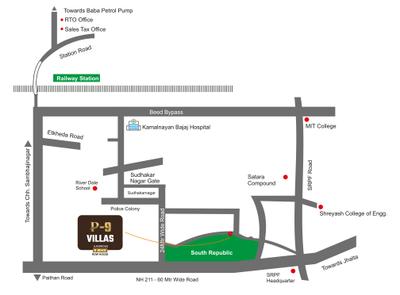 Project Image of 1170.14 - 1178.54 Sq.ft 3 BHK Row House for buy in P 9 Villas