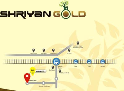 Project Image of 178.25 - 425.93 Sq.ft 1 RK Apartment for buy in Shriyan Gold
