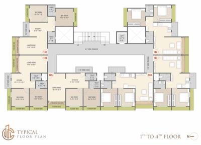 Project Image of 545.0 - 560.0 Sq.ft 2 BHK Apartment for buy in Sai Shradhha Citron Residency