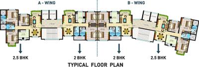 Project Image of 803.0 - 960.0 Sq.ft 2 BHK Apartment for buy in Tridhaatu Hersh Aangan