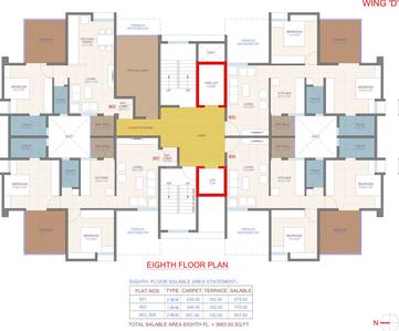 Project Image of 1680 Sq.ft 2 BHK Apartment / Flat for sale in Vadgaon for Rs. 9050000