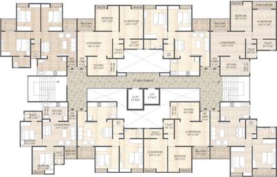 Project Image of 653.0 - 663.0 Sq.ft 2 BHK Apartment for buy in Mangalam Life Park