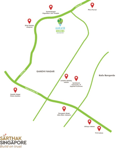 Sarthak Aakash Greens Location Plan 4