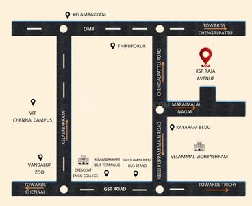 Project Image of 800.0 - 1430.0 Sq.ft Residential Plot Plot for buy in Sri KSR Raja Avenue