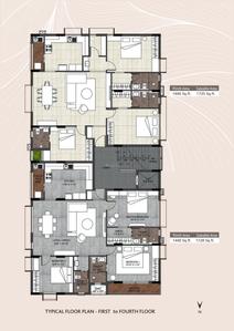 Project Image of 1728.0 - 2976.0 Sq.ft 3 BHK Apartment for buy in Chamundeeswary Chang Royale