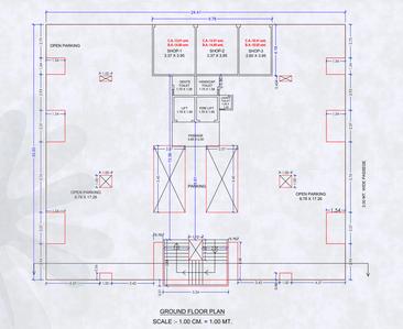 Varni Residency Residency Cluster Plan for ground Floor 1