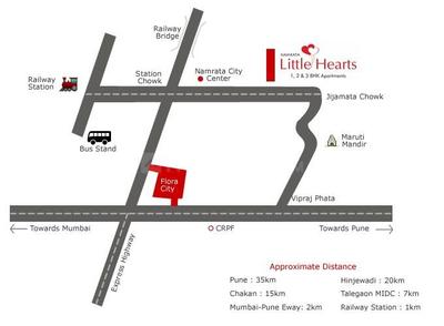Project Image of 614.0 - 1356.0 Sq.ft 1 BHK Apartment for buy in Namrata Little Hearts