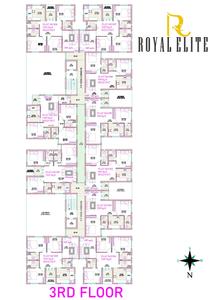 Project Image of 1118.0 - 1231.0 Sq.ft 3 BHK Apartment for buy in DRK Royal Elite