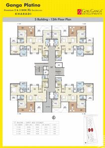 Project Image of 1850 Sq.ft 3 BHK Penthouse for sale in Kharadi for Rs. 35000000