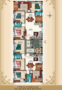 Project Image of 1138.0 - 1255.0 Sq.ft 3 BHK Apartment for buy in MKB Emerald Apartment