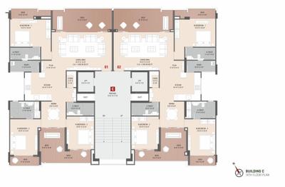 Project Image of 691.0 - 1072.0 Sq.ft 2 BHK Apartment for buy in Jivantta