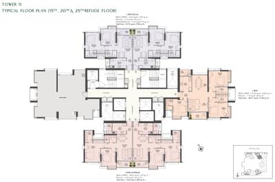 Project Image of 556.0 - 739.0 Sq.ft 2 BHK Apartment for buy in T11 Raheja Jade City