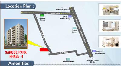 Project Image of 670.0 - 890.0 Sq.ft 1 BHK Apartment for buy in Sarode Park
