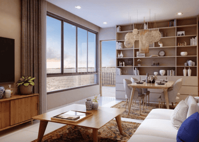 Project Image of 1047.0 - 4047.0 Sq.ft 2 BHK Apartment for buy in The Royal Ganges 1 Phase I