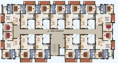 Project Image of 1168.0 - 1210.0 Sq.ft 3 BHK Apartment for buy in Sreevatsa Urban Village Block A & Block E