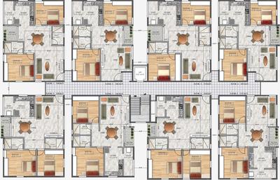 Project Image of 1073.0 - 1170.0 Sq.ft 2 BHK Apartment for buy in Hatha Blue Bell Homes