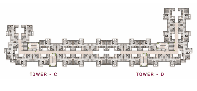 Project Image of 316.0 - 380.0 Sq.ft 1 BHK Apartment for buy in Aarav Subhash Residency Wing C And D