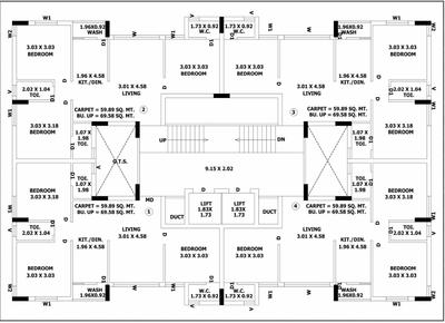 Project Image of 645.0 - 885.0 Sq.ft 3 BHK Apartment for buy in Vandana Heritage