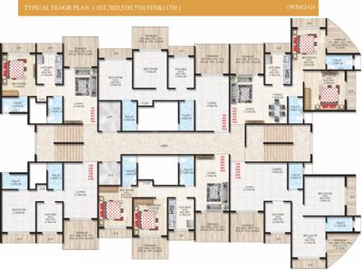 Project Image of 343.0 - 443.0 Sq.ft 1 BHK Apartment for buy in Soham Precious Harmony