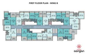Project Image of 256.0 - 296.0 Sq.ft 1 BHK Apartment for buy in Samarth Shashwat Aangan Building Wing A And C