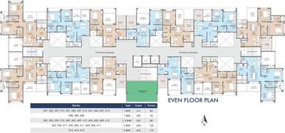 Project Image of 469.0 - 678.0 Sq.ft 1 BHK Apartment for buy in Aqua Marina