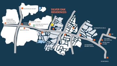 Project Image of 1015.0 - 2030.0 Sq.ft 2 BHK Apartment for buy in Hilltop Silver Oak Residences