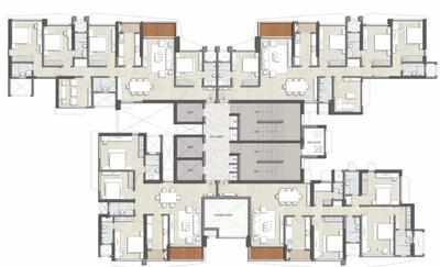 Project Image of 1074.0 - 1800.0 Sq.ft 3 BHK Apartment for buy in Kalpataru Magnus
