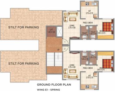 Project Image of 484.0 - 854.0 Sq.ft 1 BHK Apartment for buy in GBK Vishwajeet Edge