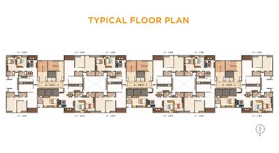 Project Image of 785.77 - 1168.0 Sq.ft 2 BHK Apartment for buy in Kumar Parc Residences A2