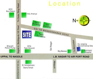 Project Image of 780.0 - 1361.0 Sq.ft 2 BHK Apartment for buy in Sree Sai Ram Vinay City