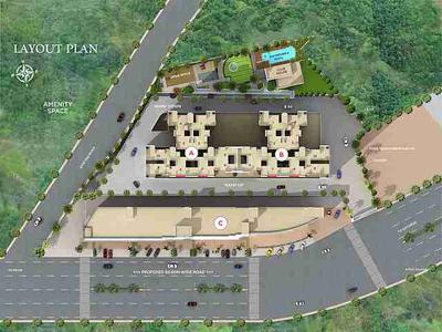 Project Image of 588.57 - 673.0 Sq.ft 2 BHK Apartment for buy in Mont Vert Belcreek