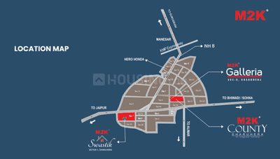 Project Image of 537.98 - 1613.94 Sq.ft Residential Plot Plot for buy in M2K Galleria 2