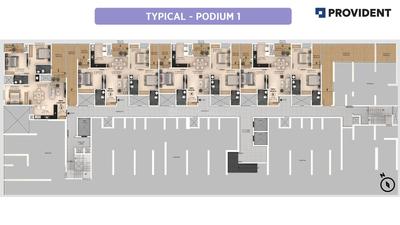 Project Image of 993.0 - 1424.0 Sq.ft 2 BHK Apartment for buy in Provident Bayscape