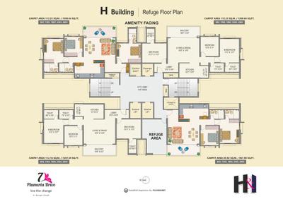 Project Image of 1356 Sq.ft 3 BHK Apartment / Flat for sale in Punawale for Rs. 12923233