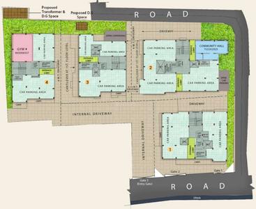 Project Image of 491.0 - 879.0 Sq.ft 1 BHK Apartment for buy in Eden Tolly Court