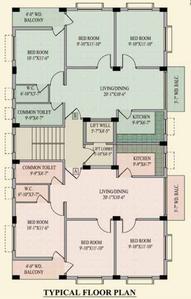 Silver Oasis Silver Oasis Cluster Plan from 1st to 4th Floor 1
