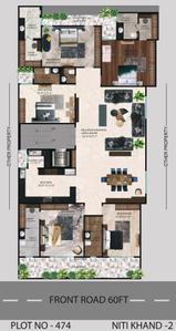 Project Image of 2000.0 - 4000.0 Sq.ft 4 BHK Builder Floor for buy in Prop Bricks Luxury Floors