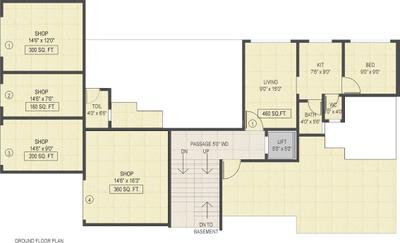 Project Image of 263.0 - 1239.0 Sq.ft 1 RK Apartment for buy in Suvarna Dattaram Tower