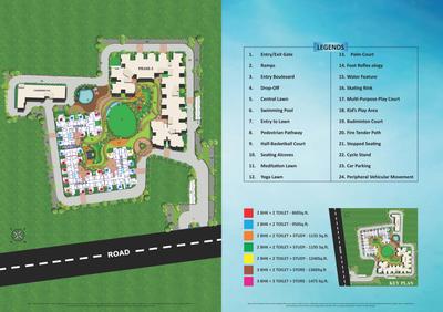 Project Image of 860.0 - 1475.0 Sq.ft 2 BHK Apartment for buy in Palm Marina Suites Phase 1