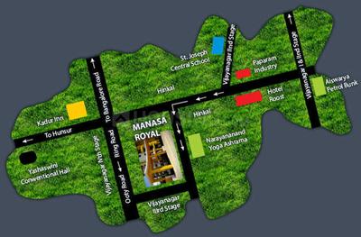Project Image of 1200.0 - 1600.0 Sq.ft 2 BHK Apartment for buy in Manasa Royal Phase 1
