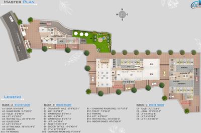 Project Image of 389.0 - 1970.0 Sq.ft 1 BHK Apartment for buy in M Tech Raja Royal Retreat Block A B & C