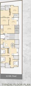 Project Image of 0.0 - 743.25 Sq.ft 3 BHK Apartment for buy in J P Vadodara Shree Residency