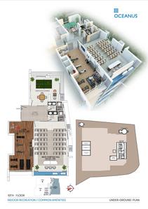 Project Image of 1541.0 - 1845.0 Sq.ft 3 BHK Apartment for buy in Oceanus Irish Gold