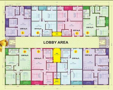 Project Image of 1074.0 - 1380.0 Sq.ft 3 BHK Apartment for buy in Jeayam Dream Palace