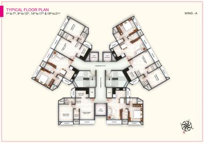 Project Image of 435.0 - 469.0 Sq.ft 1 BHK Apartment for buy in LJ Tanna Panorama A Wing