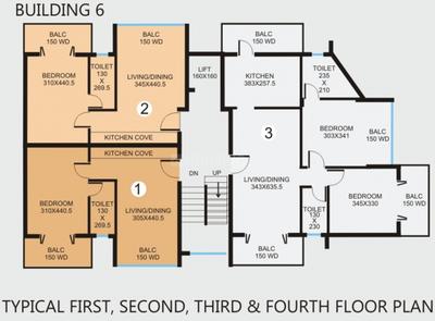 Project Image of 592.0 - 1184.0 Sq.ft 1 BHK Apartment for buy in Models Sea Esta