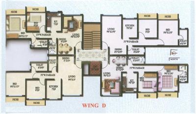 Project Image of 615.0 - 886.0 Sq.ft 1 BHK Apartment for buy in Sagar Sky Height