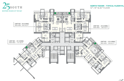 Project Image of 1464.22 - 7250.0 Sq.ft 3 BHK Apartment for buy in The 25 South 