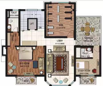 Project Image of 2450.0 - 5300.0 Sq.ft 3 BHK Villa for buy in Janta Sanawar Hills