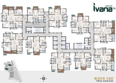 Project Image of 1360.0 - 2580.0 Sq.ft 2 BHK Apartment for buy in Anvita Ivana 2